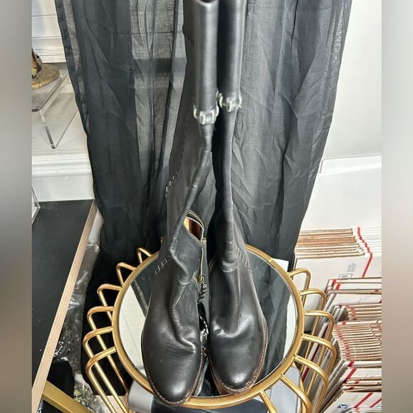 Joie Whipstitch Knee High Boots - Picture 2 of 7